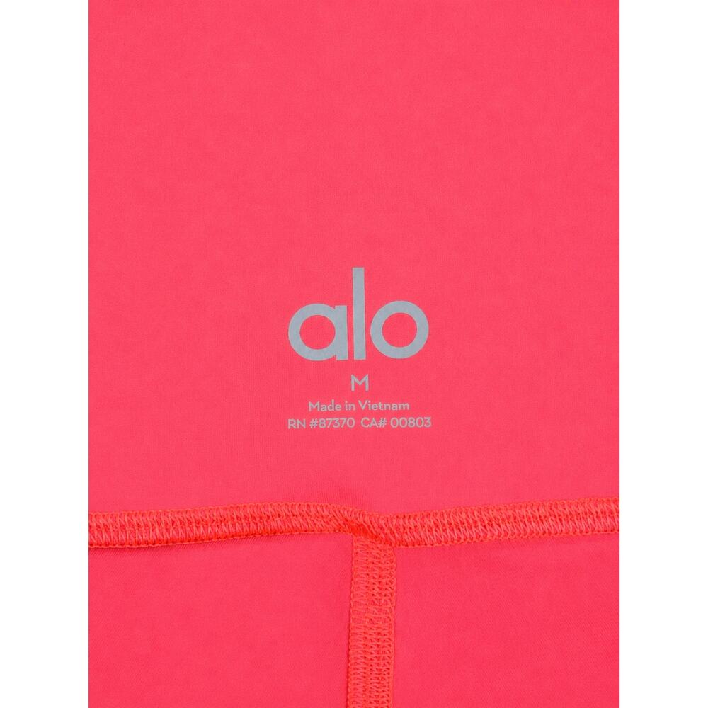 ALO Full-Length High-Waist Airlift Leggings Fluorescent Pink Coral Medium 🌺✨💖 - Picture 10 of 12